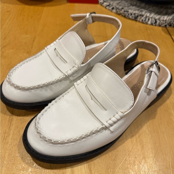 Sincerely Jules Sling Romance White Cream Mules Loafers Women’s 9 - Picture 3 of 7